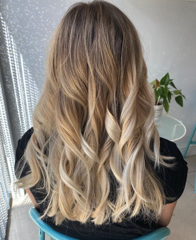 Blonde waves